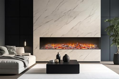 Acantha Ignis 2000 Corner View Media Wall Electric Fire
