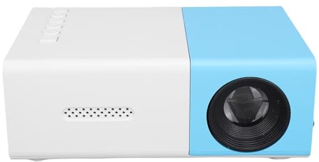 Topiky Projecteur HD 1080P, Projecteur LED de Cinéma Maison à Mise au Point Réglable, de Film Extérieur Compatible avec Téléphone iOS Android, clé USB TV, Ordinateur Po (Prise UE)