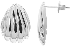 Heideman Ohrringe Damen Nola Muschel Edelstahl Ohrstecker | Maritimes Design für Strand und Alltag, hautfreundliche Geschenkidee für Frauen zum Geburtstag oder als Mitbringsel.