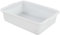 Fosly White Plastic Washing up Bowls, Bus Tub, Large Food Storage Plastic Tray pack of 4
