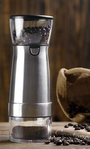 Laptronix Portable Rechargeable Electric Coffee Beans Grinder, Nuts Seeds Grains