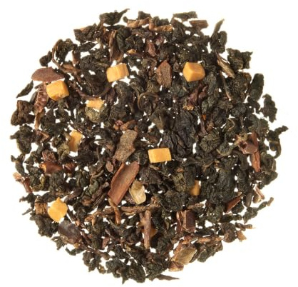 TEA SHOP - Té Oolong (azul) Créme Brûlée 100g - 50 Tazas - Formato a Granel - En Hojas - Cremoso y Dulce - Detox y Digestivo