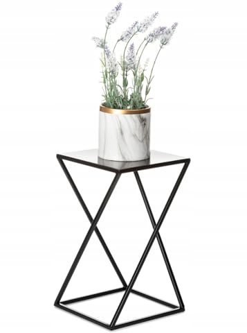 HowHomely Support moderne en métal pour plantes 40 cm