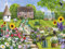 1000 Piece Jigsaw Puzzles For Adults - Cottage Garden Path - British Artist | Made in the UK | Recycled Puzzleboard | 66cm X 50cm, Jigsaw Puzzles For Adults