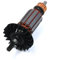 Ruilogod Rotor de eje de transmisión AC 220V 7 para Black & Decker 26 Taladro eléctrico