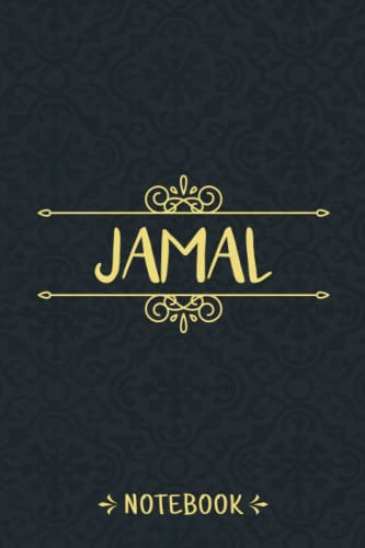 Jamal Notebook: Personalized Name Vintage Journal For Jamal, Birthday Gift For Men, Boys, Friends And Boyfriend, 6x9, 120 Ruled Pages, Matte Finish Cover