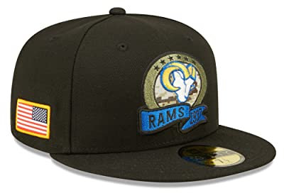 New Era Cap 59FIFTY Herren Basecap NFL Fitted Cap (Los Angeles Rams, 7 3/8)