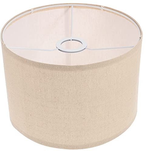 OSALADI Tambour Abat- Assemblage Facile Abat- Lampe de Table Couvercle de Lumière Abat- Cylindrique Amovible pour Lustres Lampadaire Et Lampe de Chevet Décorations pour La