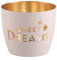 Windlicht Madras Sweet Dreams pastellflieder/Gold Eisen Höhe 8,5 cm