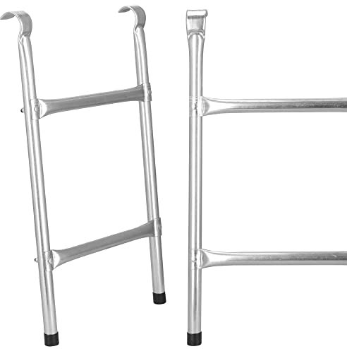 SPRINGOS Scala universale per trampolino con 2 gradini, 38,5 x 62 cm