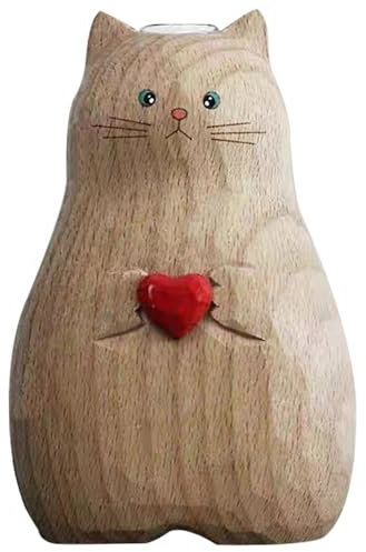 Cat Vase Cat Blumenvase Harz kleine Vase für Blumen Moderne minimalistische Katzenformvase mit niedlicher Ausdruck für Schreibtisch Hochzeit Mittelstücke Tisch -Heimdekoration