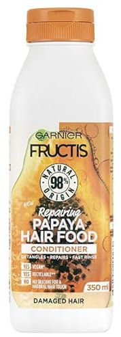 Garnier Haarspülung für Damen, 350ml, für geschädigtes Haar, Papaya Repair