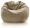 Aiire Sitzsack Cord für Kinder Mädchen - Bean Bag Chair Flauschig mit Füllung - Bodenkissen Grob, Chill Sessel für Erwachsene und Deko Jungen – Relaxo Sitzsäcke XXL für Kuschelecke Beige