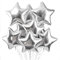 Palloncini Foil Stella argento, 20 Pezzi palloncini in alluminio a forma di stella, Palloncini per Valentines Day, Palloncini per Nozze, Decorazione Festa di Compleanno di San Valentino