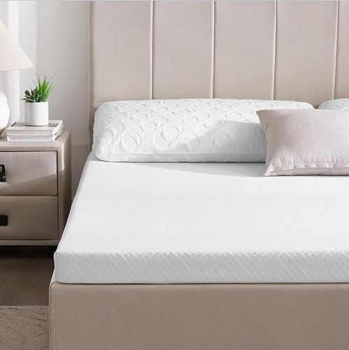 Orshinal Matratzen Topper 180x200cm, 7,5cm Höhe Matratzentopper, Öko-TEX® Zertifiziert,aus Zwei Härtegrade H2&H3 Gel Memory Foam,Abnehmbaren und Waschbaren Bezug,Geeignet für Boxspringbett, Schlafsofa