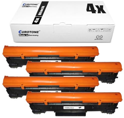 Eurotone W1420x-BK (mit Chip) kompatibel mit Laserjet W1420X 142A Toner kompatibel mit HP 142A Toner 142X W1420X W1420A für HP Laserjet MFP M140w Toner M110 M110w M139 M140, 2000 Seiten