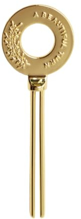 LOLLIA Handcreme Tube Key - Easy to Use Tube Squeezer Tool, Hand Cream Gift Pairing, Hand Lotion Accessory Gold, Charming Floral Printed Key for Metal Cream Tube