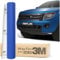 PRINT.GG Auto Folie 3M 2080 Perfect Blue Satin S347, 152 x 20 cm | Selbstklebende Car Wrapping Folie | Robuste Lackschutzfolie für Auto, Motorrad, Boot | Autofolie mit Exzellenter Haftung