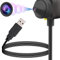 VBESTLIFE Eye to Cam, 1080P Center Cam Webcam con Schermo Centrale Messa a Fuoco Automatica con Microfono, Eye to Camera, per Lezioni Online, Videochiamate, Registrazioni e Riunioni