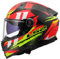 LS2, Integraler Motorradhelm VECTOR II CARBON TANTIC Red H-V Yellow, XL