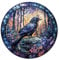 KaayeeWood Wooden Puzzle for Adults-300 Pieces Twilight Raven Unique Shape Advanced Wooden Jigsaw Puzzle for Adult,Challenge Wood Jigsaw Puzzles,Best Gift,Home Decoration