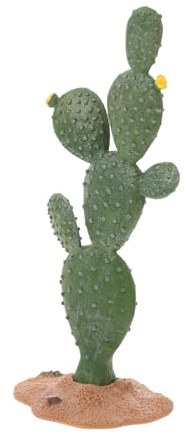 Garneck Kaktusförmige Harzstatue für Gartenornamente und Mikrolandschaften | Grün, Feine Verarbeitung, Formstabil und Farbecht, Kreative Deko für Hof und Szenenlayout
