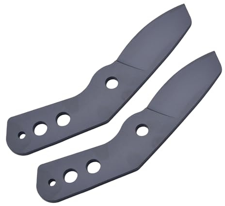 Lopper Blade Replacement, 2 Pcs, Fits Most Pruners, Sk5 Steel, Tree Trimming, Model 001, Three Holes, Heavy Duty, Easy Install