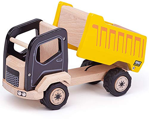 Tidlo T0412 Holzkipper, Baufahrzeuge, 14,5 x 10,5 x 25 cm