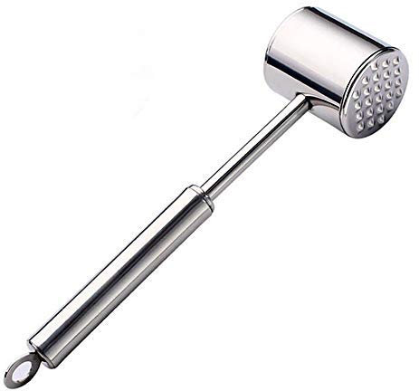 Merrday Heavy Duty, batticarne in Acciaio Inox 304 Carne Inteneritore Mallet Pounder Cottura per Barbecue e Houselife
