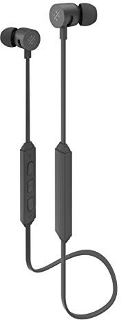 Kygo E4/600 In-Ear Kopfhörer (Bluetooth Ohrhörer mit Remote & Headset Mic für iPhone iOS und Android, 6 Stunden Akkulaufzeit, mit Ohrstöpsel in 3 Größen) Schwarz
