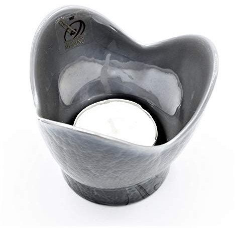 Le Gemme di Venezia Murano Collection Petalo Yalos Grau Muranoglas Made in Italy