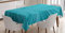 ABAKUHAUS Teal Tischdecke, Abstract Vortex Entwurf, Pflegeleicht Waschbar Schmutzabweisend und mit Klaren Farben Hochwertiger Druck, 140 x 240 cm, Türkis Teal