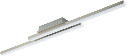 EGLO 33229 LED Deckenleuchte Crosslink FRAIOLI-C nickel-matt L:105.5cm B:12cm H:6.5cm dimmbar 2700-6500K mit Connect Funktion