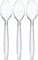 Caltecx 100 Biodegradable Spoons | Reusable Spoons for Indoor and Outdoor Parties