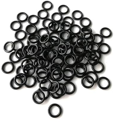 Boxonly Lot de 50 joints toriques en caoutchouc nitrile - 30 mm x 27 mm x 1,5 mm x 1,5 mm - Rondelles d'étanchéité rondes