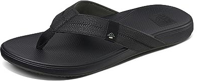 Reef MENS SANDALS, CUSHION PHANTOM 2.0, BLACK, 6 UK