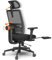 Newtral MagicH Bürostuhl Ergonomisch mit Fußstütze, Schreibtischstuhl gegen Rückenschmerzen Nackenschmerzen (Schwarz mit Fußstütze)