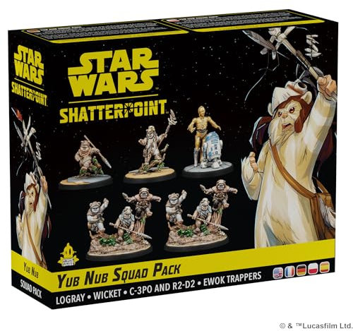 Atomic Mass Games, Star Wars: Shatterpoint – Yub Nub, Squad-Erweiterung, Tabletop, 2 Spieler, Ab 14+ Jahren, 90-120 Minuten, Deutsch, Mehrsprachig