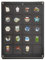 Anstecknadel-Sammlung, transparent, 20 Fächer, staubdichte Acryl-Vitrine, Anstecknadel-Vitrine für Strandanhänger, Schmucknadeln, Geschenk, Anstecknadeln, Sammlerstücke für Anstecknadeln Jomewory
