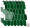 MOONFUN Long Hexagon Peel and Stick Tiles Backsplash,10 Sheets 3D Self Adhesive Wall Tile Back Splash 12 x 12 Inch for Kitchen,Bathroom(Emerald Green)