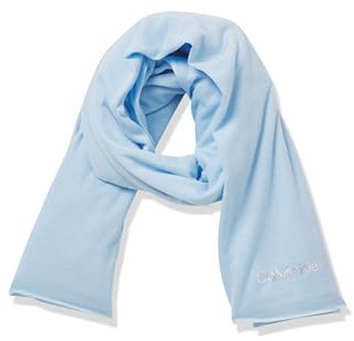 Calvin Klein Leichter Damen-Schal mit Schlaufen, Iceberg, Einheitsgröße