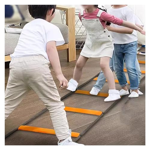 Strickleiter, Schmetterlings-Agility-Leiter, multifunktionale Sport-Schmetterlingsleiter, Kinder-Hürden/Hüpfen/Basketball/Campus-Training und andere (Size : 8m/26.2ft)