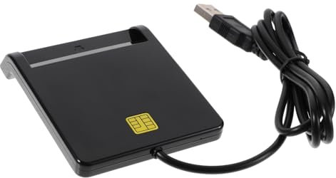 PartyKindom USB Smart Card Reader Common Access Card Reading Machine USB Common Access Card Reader Reader Multi-card Reading Device Reader for Bank Card Portable USB Card Reader