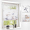 Buseu Plissee mit Motiv 85x130cm(BxH) Weiß Neuste Version Plissees Klemmfix ohne Bohen Blickdicht Faltrollo Lichtdurchlässig Rollos für Fenster ohne Bohren