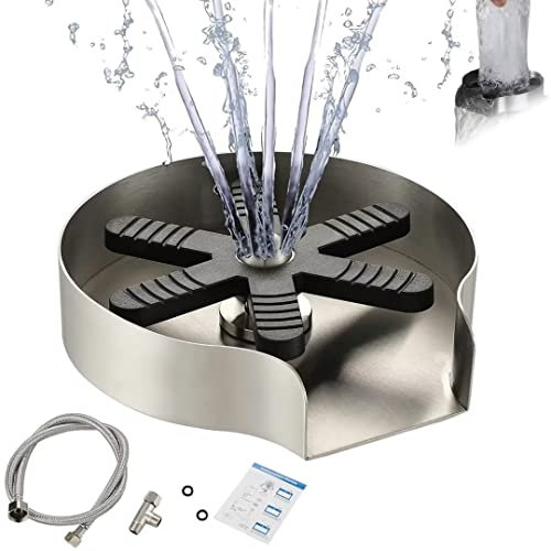 Rinceur de verre pour évier de cuisine, accessoires d'évier de cuisine, rinceur de verre de bar, lave-verre pour évier, lave-bouteille de rinçage de tasse, dispositif de rinçage d'évier de cuisine e