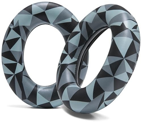 WC PadZ Momentum 4 - Upgraded Replacement Earpads for Sennheiser Momentum 4 by Wicked Cushions | Enhanced Comfort & Sound Isolation | Geo Grey