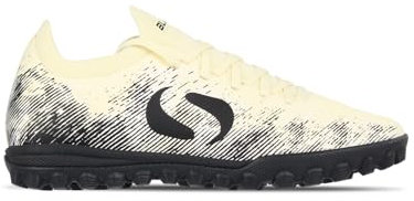 Sondico Kids Blaze Junior Astro Turf Trainers Football Boots Lemonade/Black 6.5