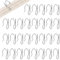 50pcs Heavy Duty Zinc Metal Drapery Pin Hooks,Metal Curtains Hooks,Curtain Pin Hooks,Window hooks metal,Pinch Pleat CurtainHooks,Heavy Duty CurtainHooks for Window/Shower/Pencil Pleat Curtain