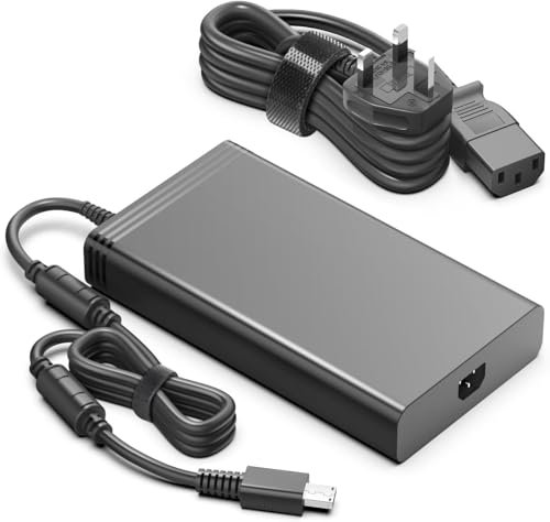 Adaptateur secteur 240 W compatible avec MSI S93-0409380-D04 ADP-230GB D A17-230P1B A20-240P2A Raider GE66 GE76 MSI Leopard GP66 GP76 PC MS-17K3 Cordon d'alimentation pour ordinateur portable