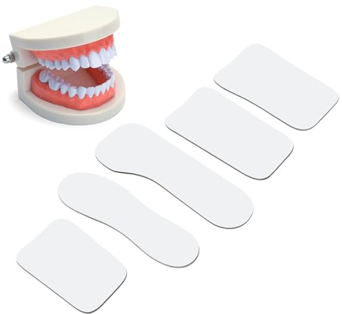 Nimomo 5 Stück Zahnspiegel Mundspiegel, Intraoraler Spiegel, Kieferorthopädisches Glas für klinische Zahnärzte